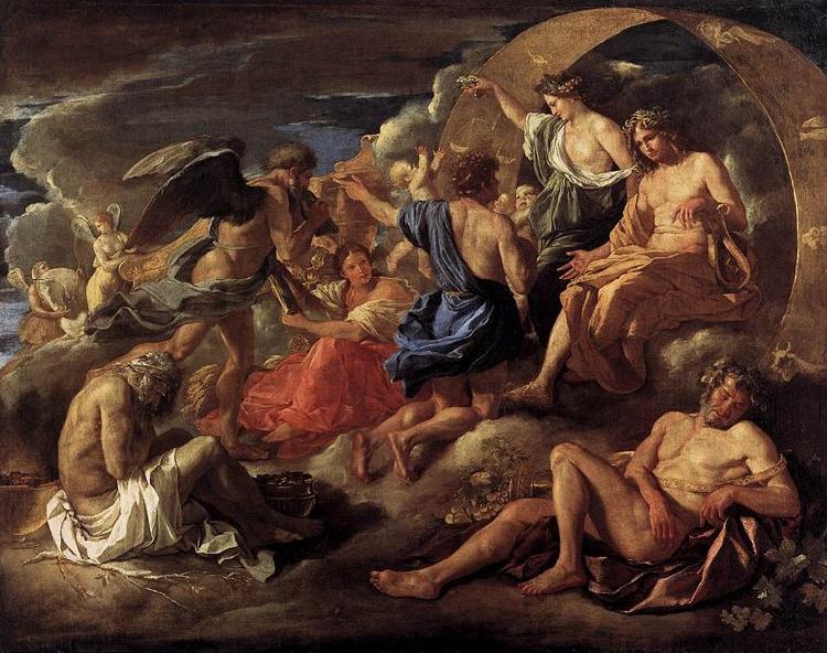 Nicolas Poussin Helios and Phaeton with Saturn and the Four Seasons China oil painting art
